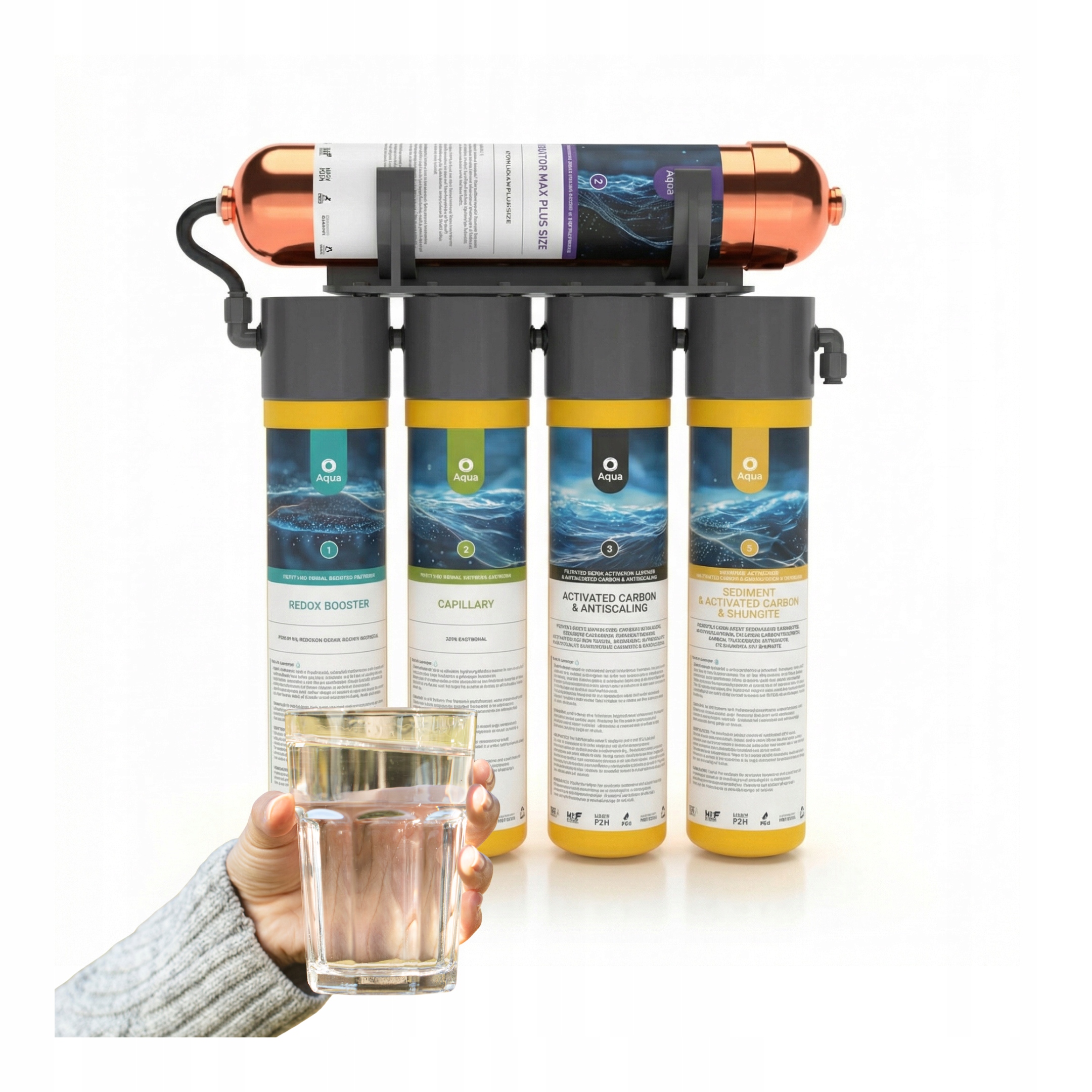 Filtr vody Generátor vodíku Ionizátor pH 8,5-10 Živá voda Sativa Life