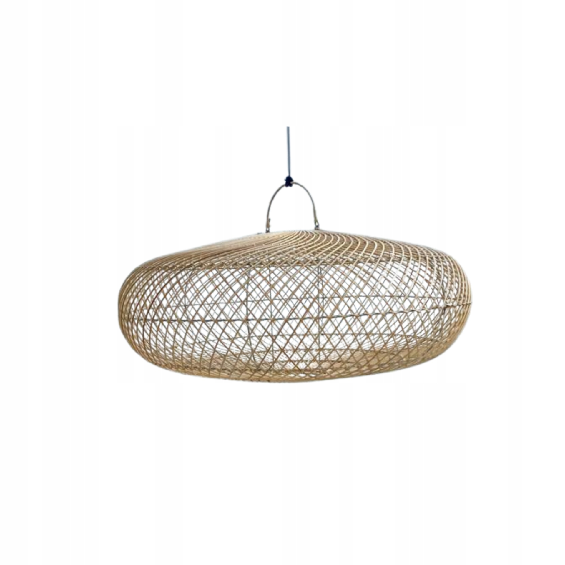Veľký ratanový Klosz Boho Ratanový Tienidlo z Bali etno Natural