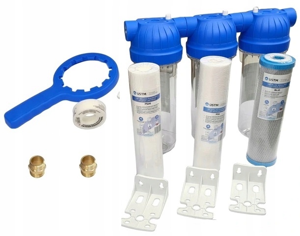 Sada Na Úpravu Vody, 3 Filtry, Filtr 3/4'' Ustm
