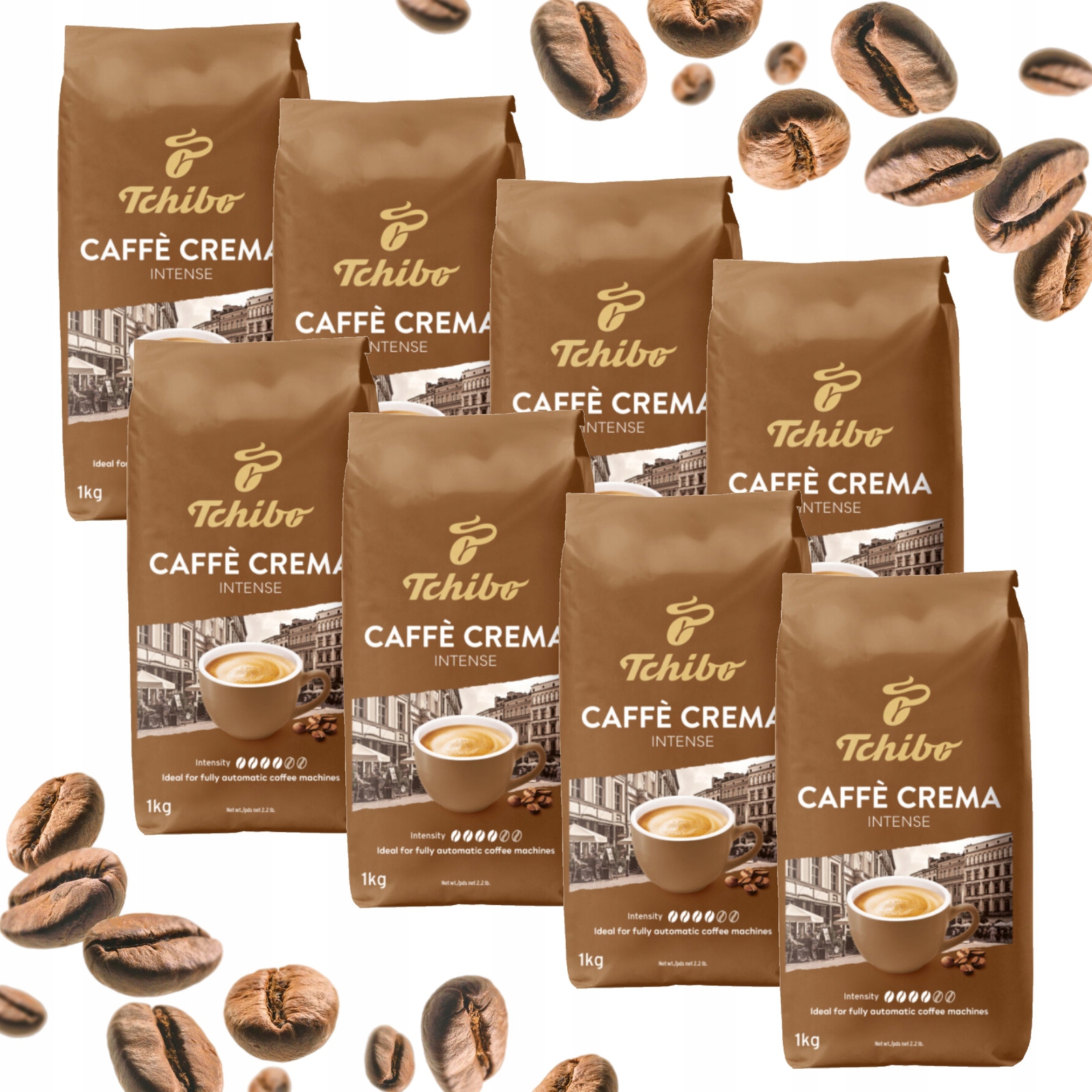 Kawa ziarnista Tchibo Caffe Crema Intense 8x1kg
