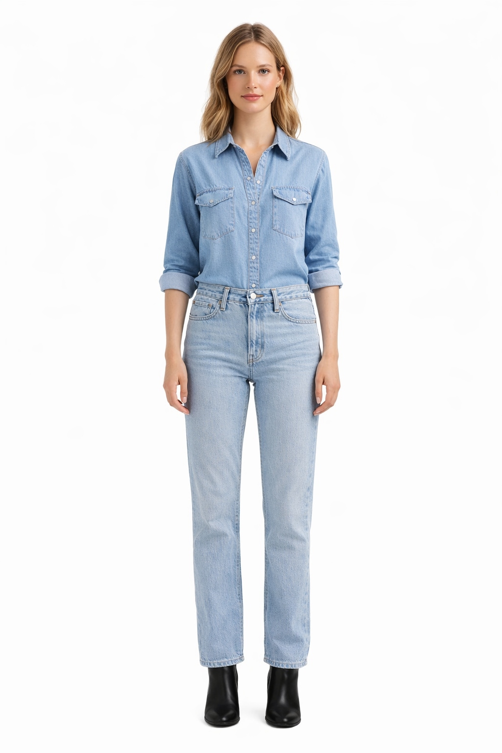 Levis Džíny Dlouhé Úzké Nohavice Střední Stav Otěru Bavlna 28/30 I3C