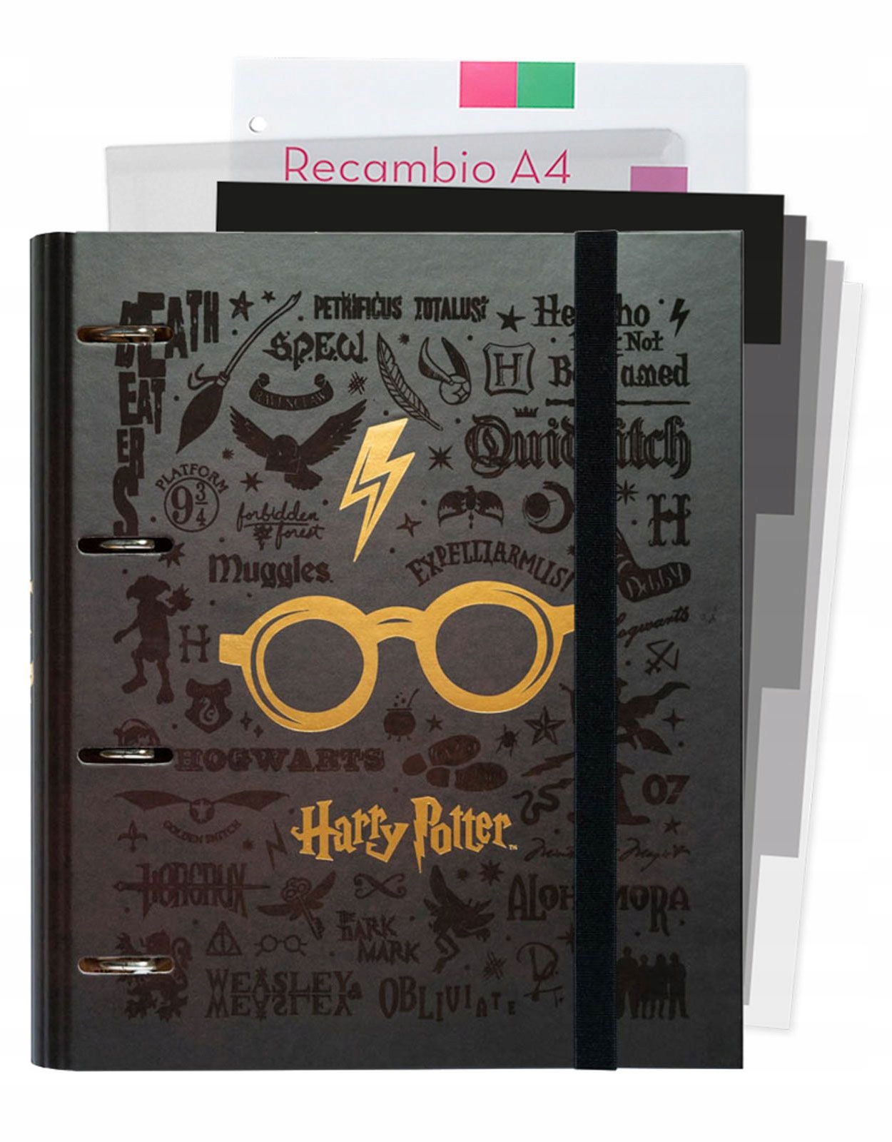 

Segregator Harry Potter 100 kartek A4/41mm 4 ringi