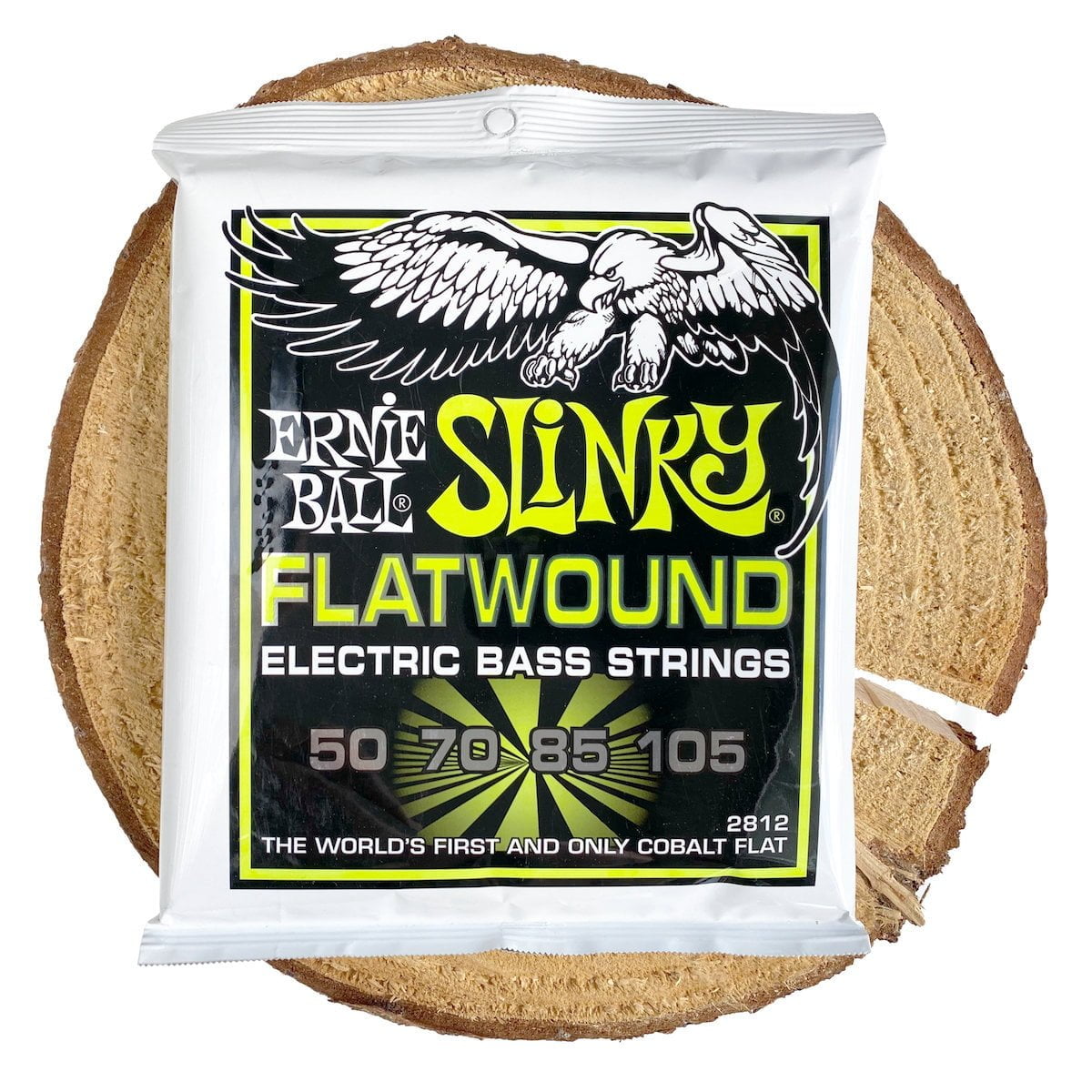 Ernie Ball Flatwound Slinky Bass 4 (struny pro baskytaru, tloušťka 50–105)