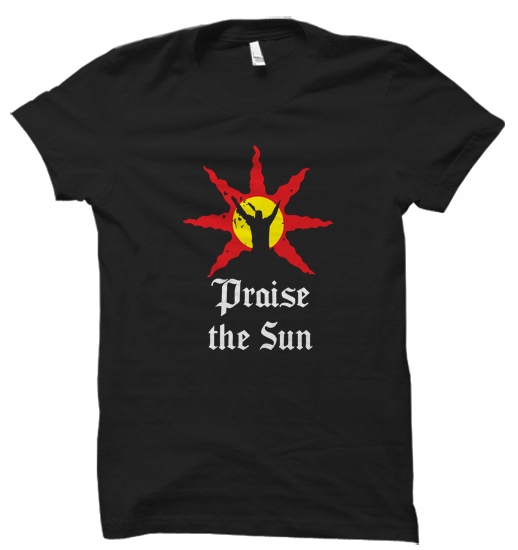 

Praise The Sun dark souls t-shirt damskaS