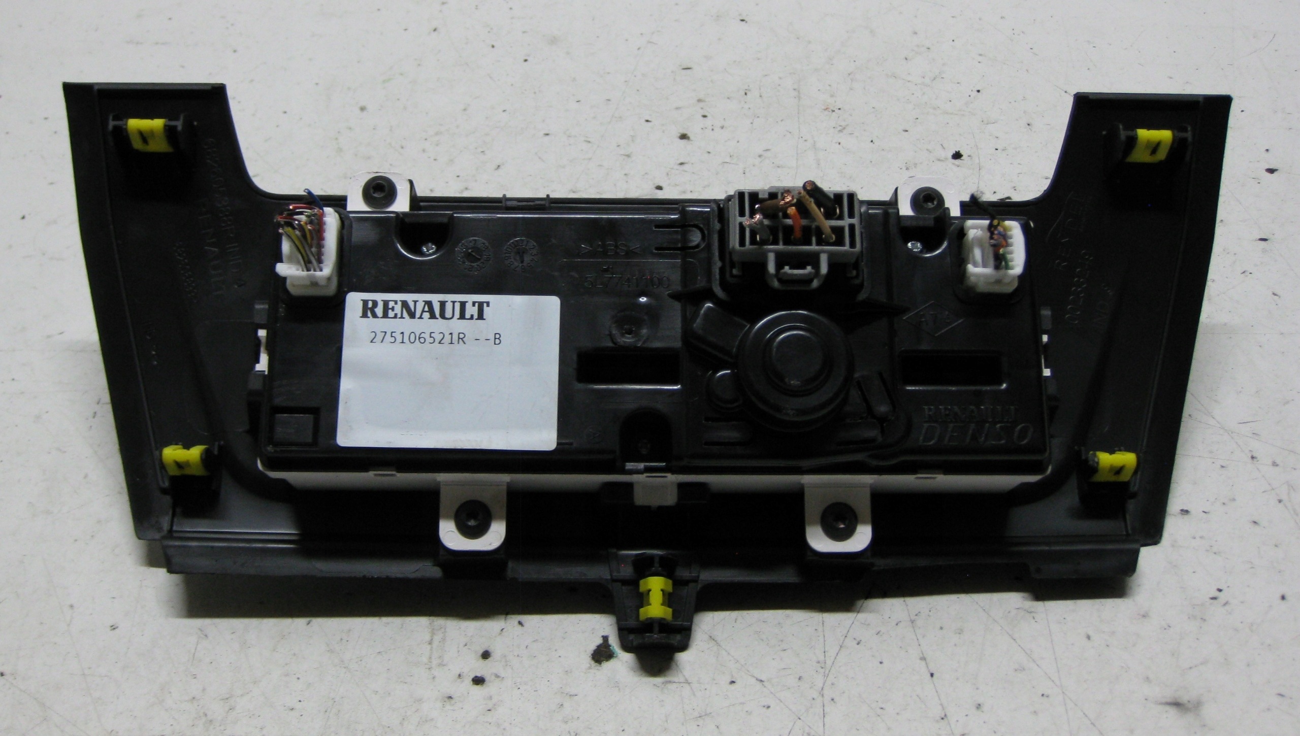 RENAULT MASTER III PANEL switch air conditioning devices 275106521R