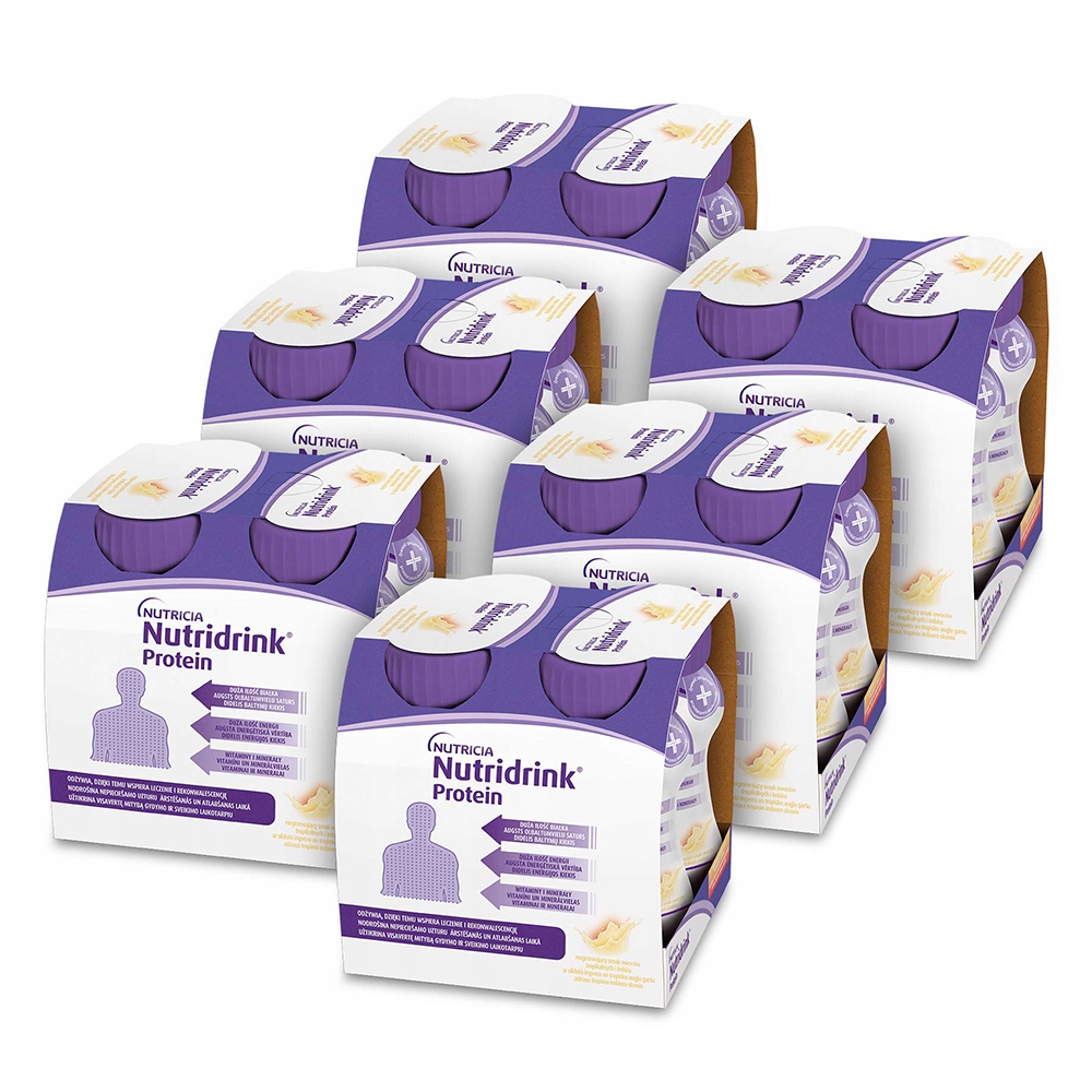 Nutridrink Protein różne smaki 24 szt. x 125 ml