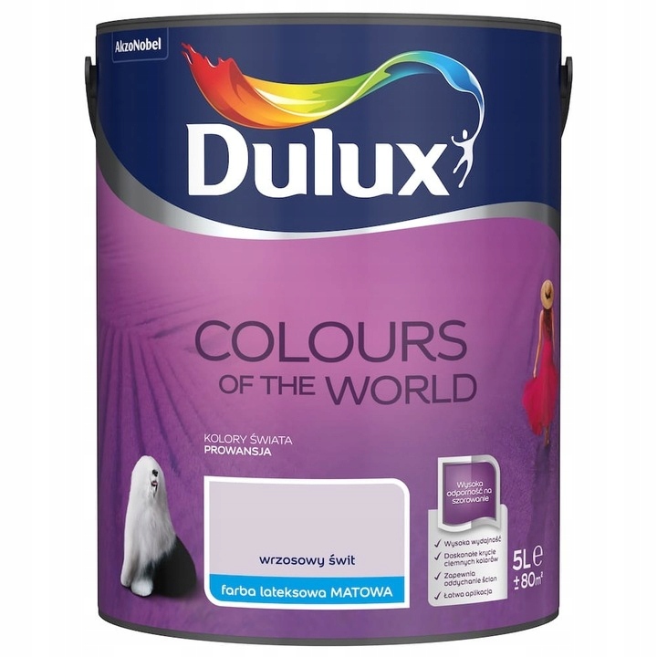 Dulux Colours Of The World Barva Emulzní Barva Heather Dawn 5L