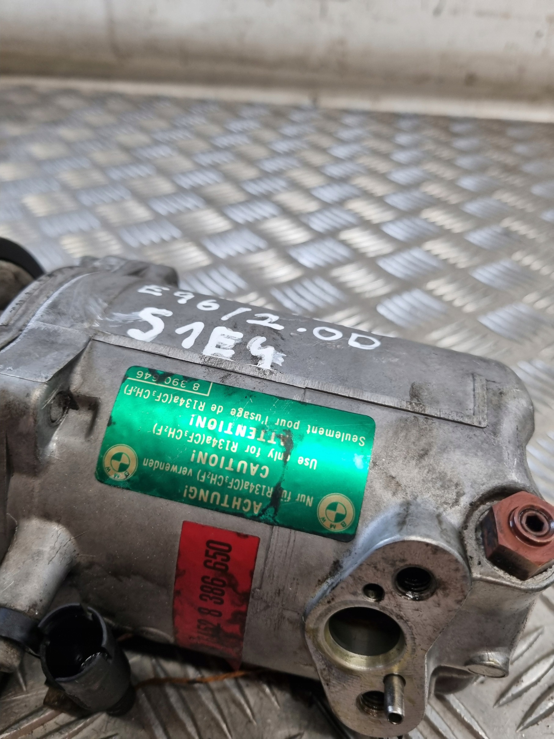 kompressor klimaanlage BMW E46 2.0D 6452 8 386 650