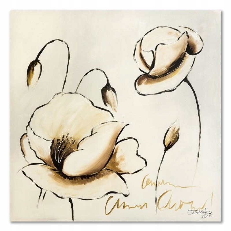 

Obraz Na Ścianę Kwiaty Dwa Deco Panel 40x40