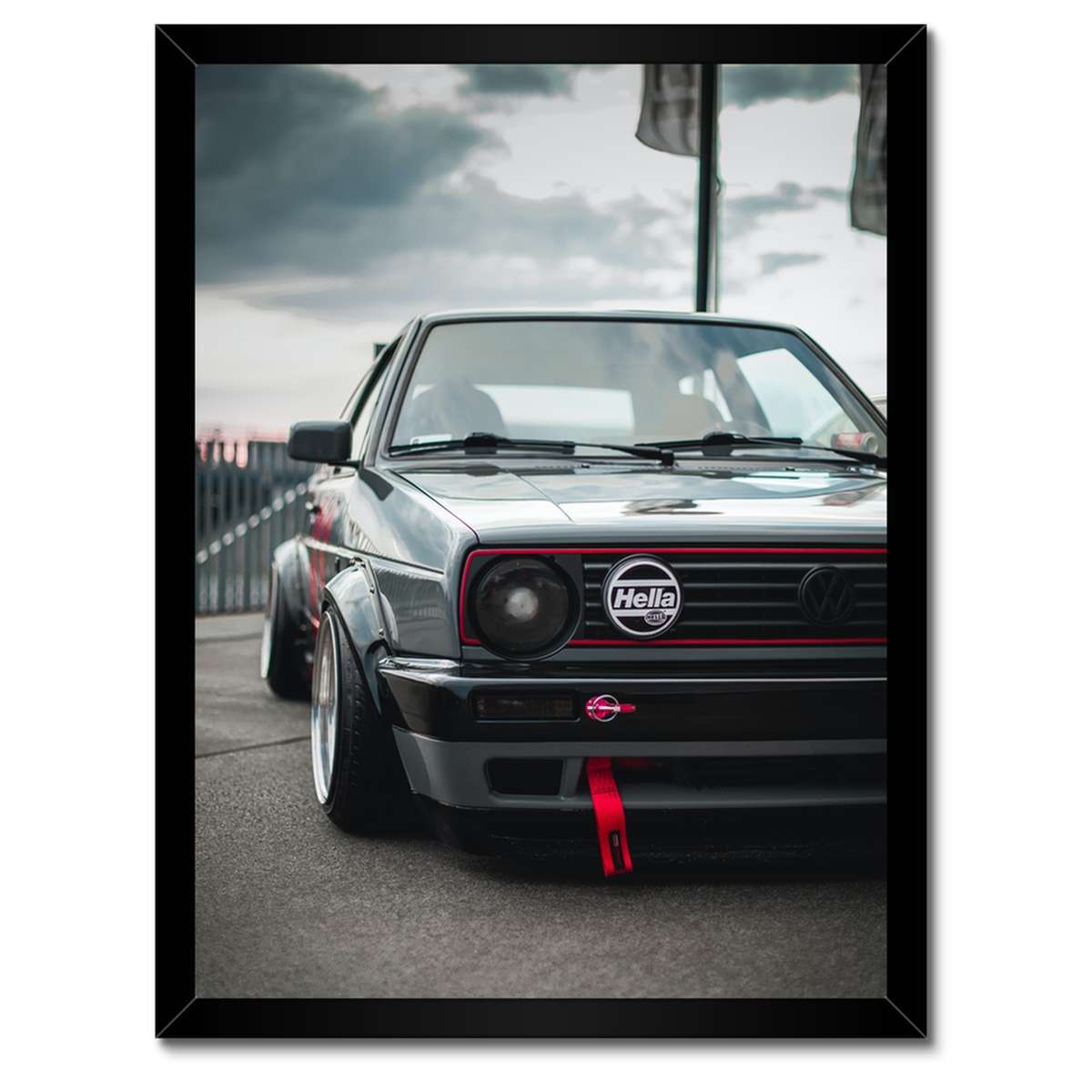 Plakáty v rámu 30x40 Volkswagen Golf 2 Dvojka