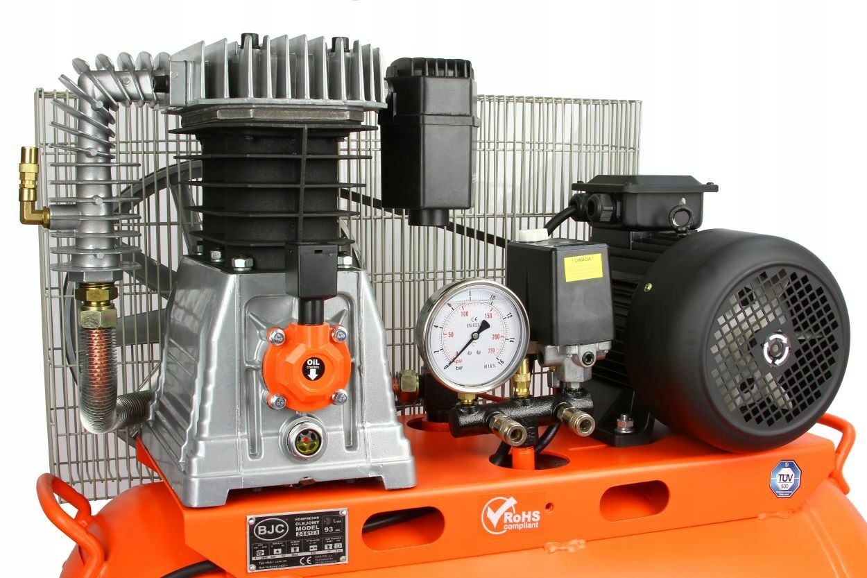 KOMPRESOR BJC SPRĘŻARKA 200L 10 BAR 820 l/min Model 200L BJC
