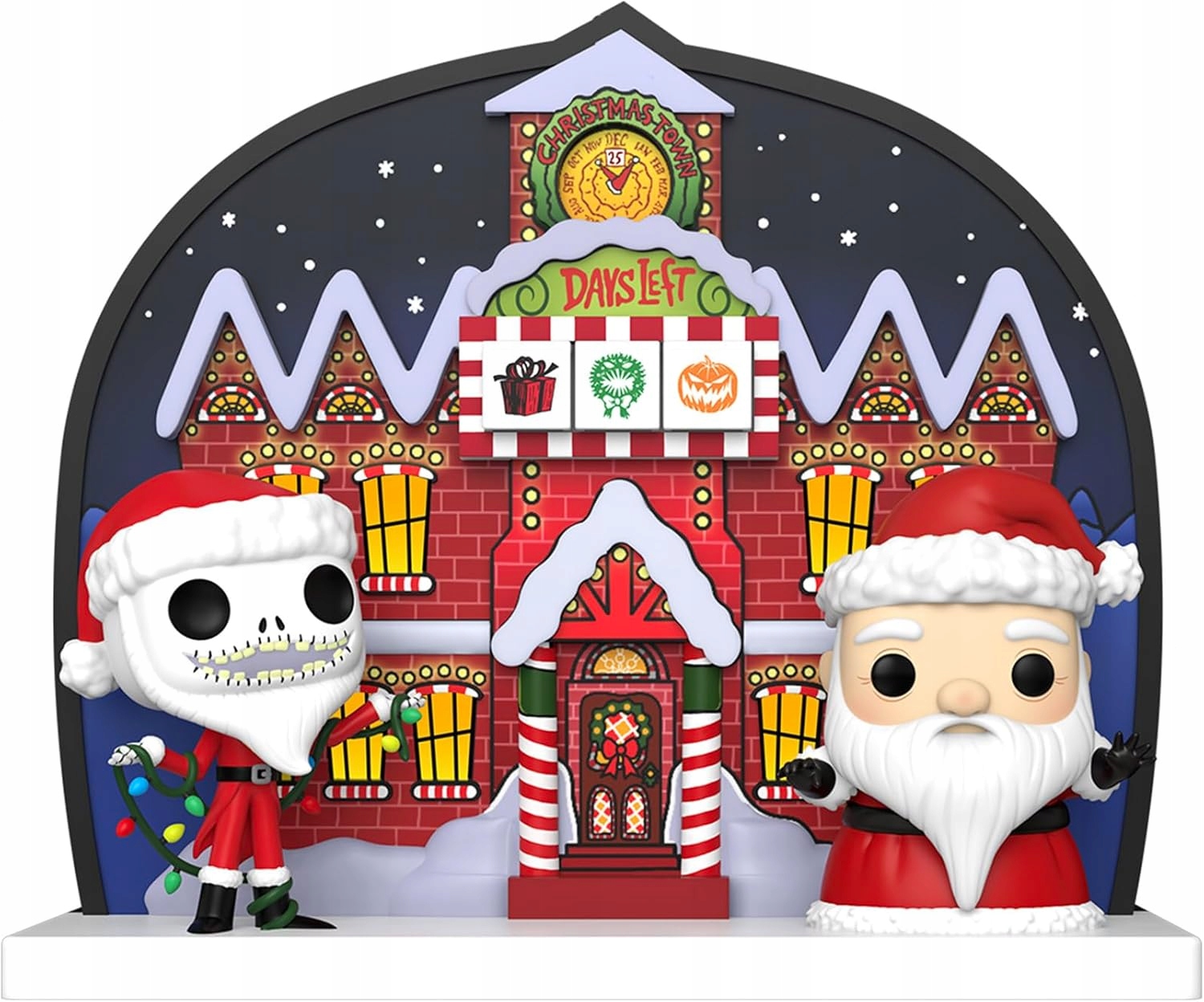 Адвент-календарь Funko Nightmare Before Christmas, коллекционные фигурки — фото 2