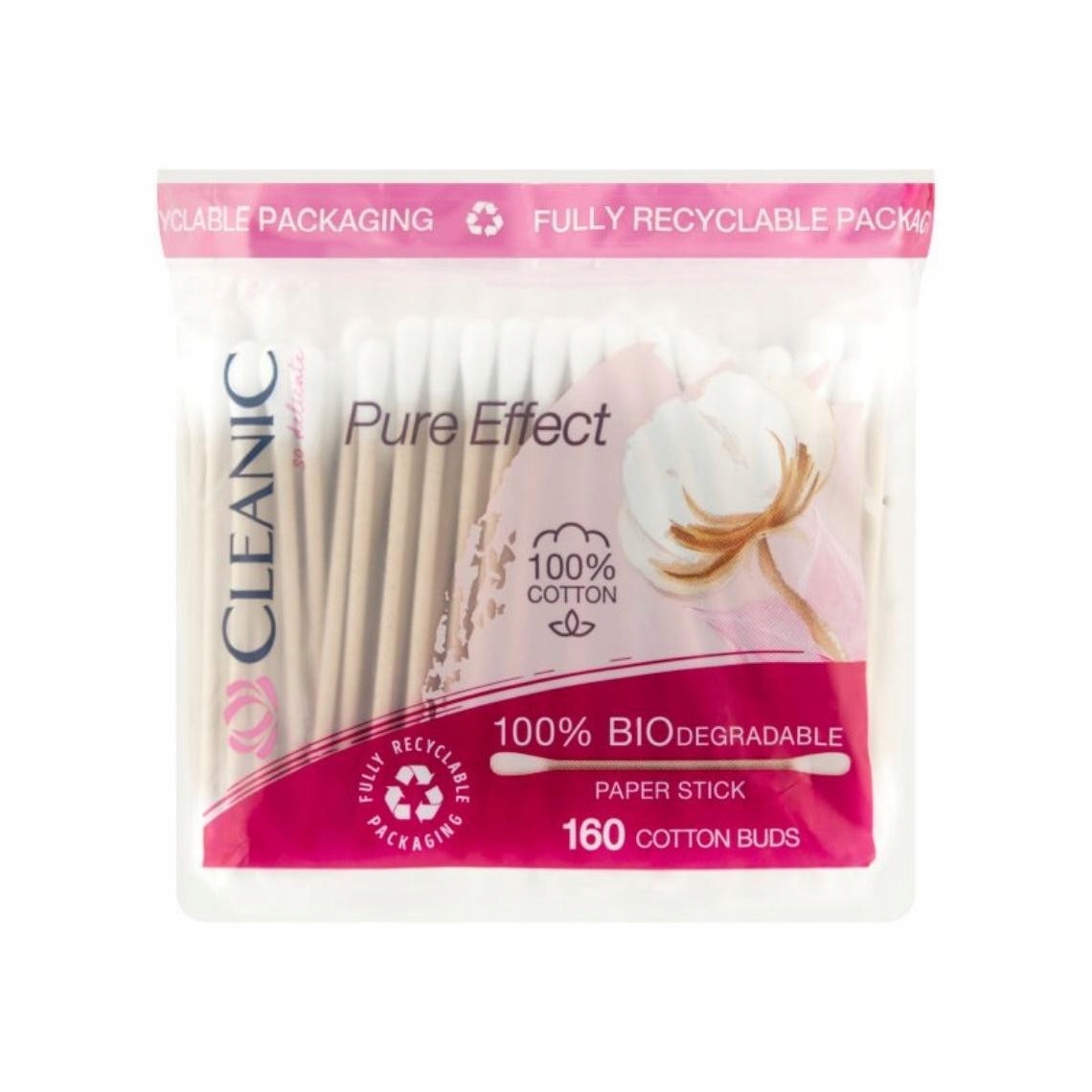 

Cleanic, Pure Effect, Patyczki higieniczne, 160 sz