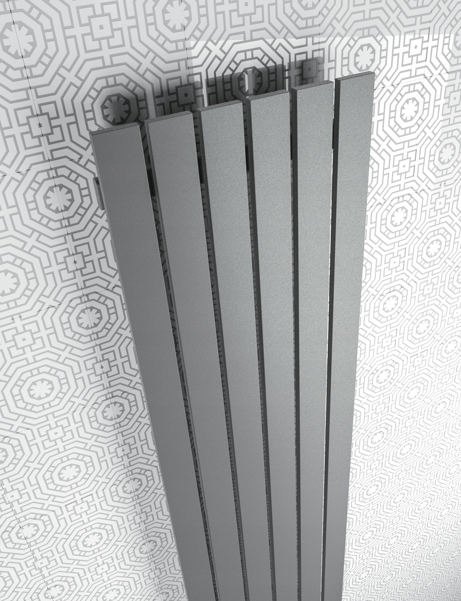 GRZEJNIK DEKORACYJNY PIONOWY-R 180/45 ANTRACYT Moc grzewcza 1102 W