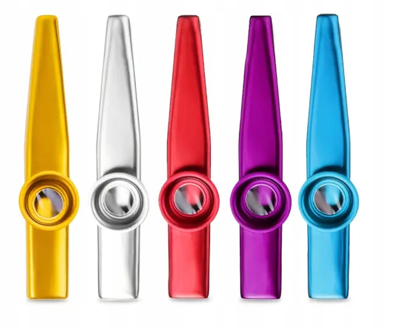 METALOWE KAZOO - ZESTAW 5 SZT KAZOO