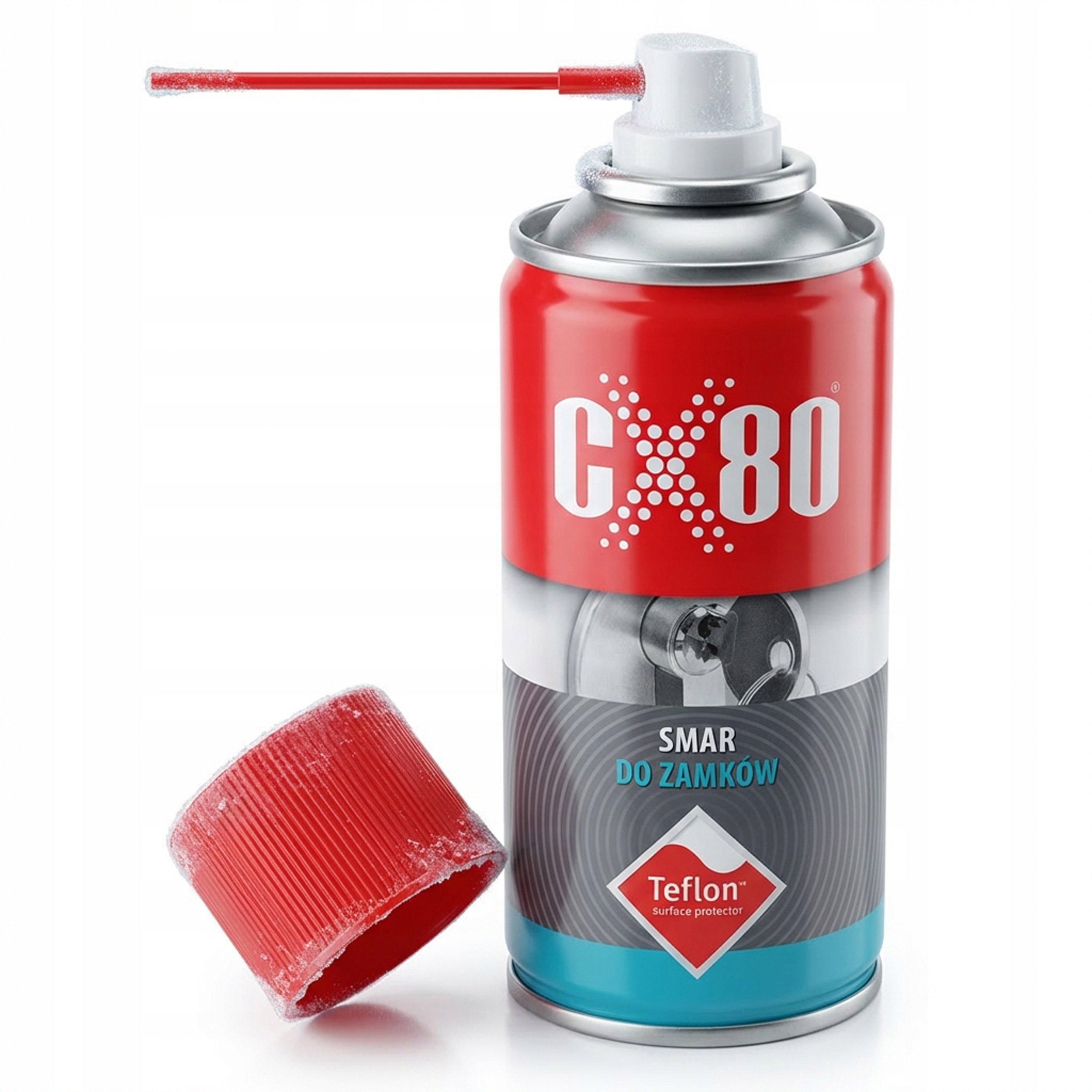 CX80 Smar Teflonowy Do Zamków Chroni Przed Zamarzaniem Smaruje 150ML