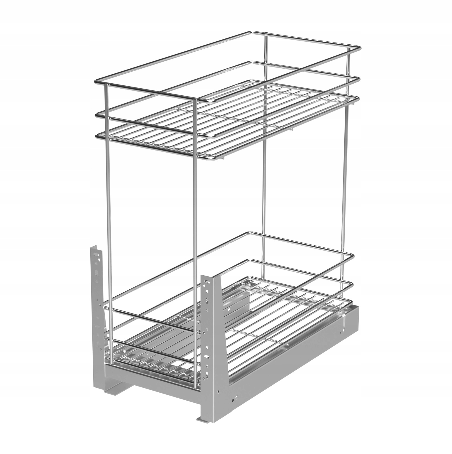 KOSZ CARGO 30 NOMET SREBRNY 2 POZIOMY DOLNE DOMYK