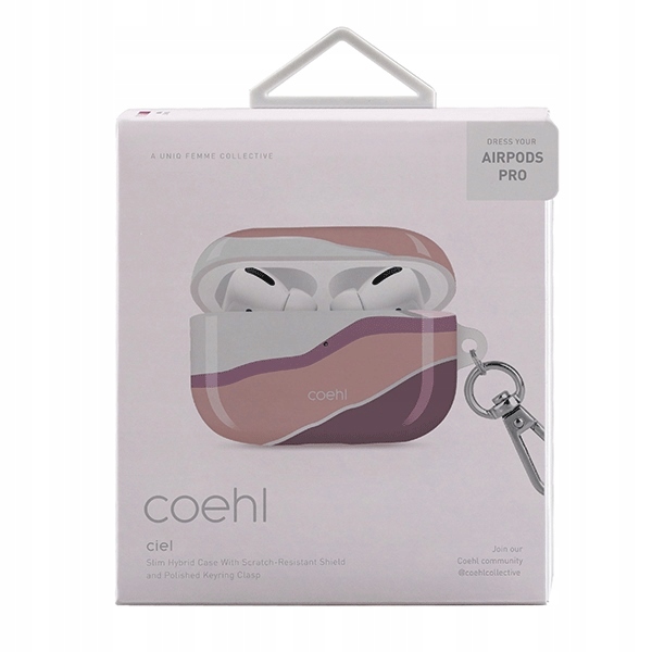 Uniq Etui Coehl Case Magnetyczne Do Airpods Pro Pełna Ochrona