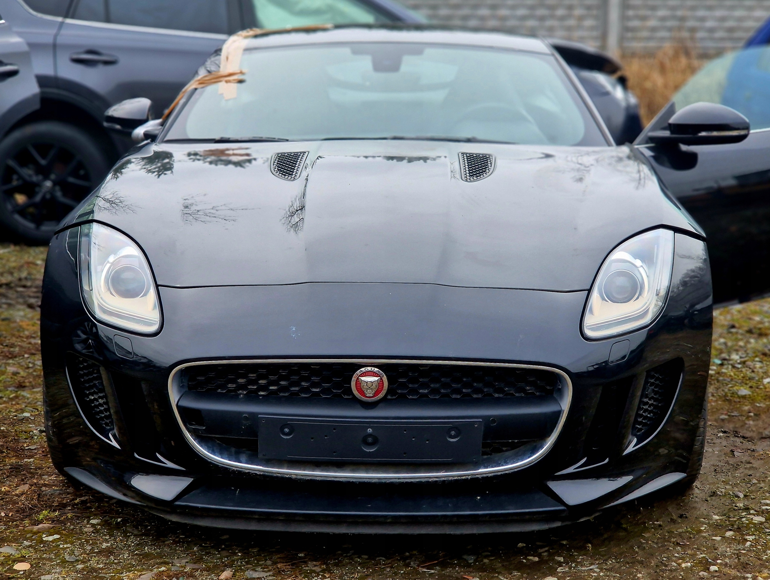 JAGUAR F TYPE 3 0 КОМПЛЕКТ ПЕРЕД КАПОТ БАМПЕР КРИЛО ФАРИ