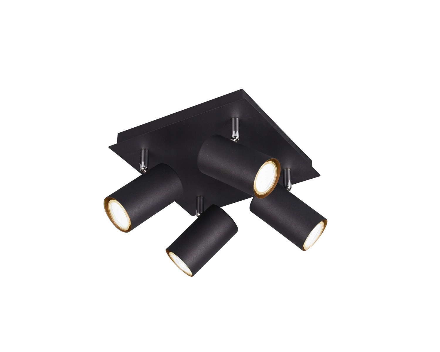 Trio stropní reflektor Vantos černý 4xGU10 35W kov