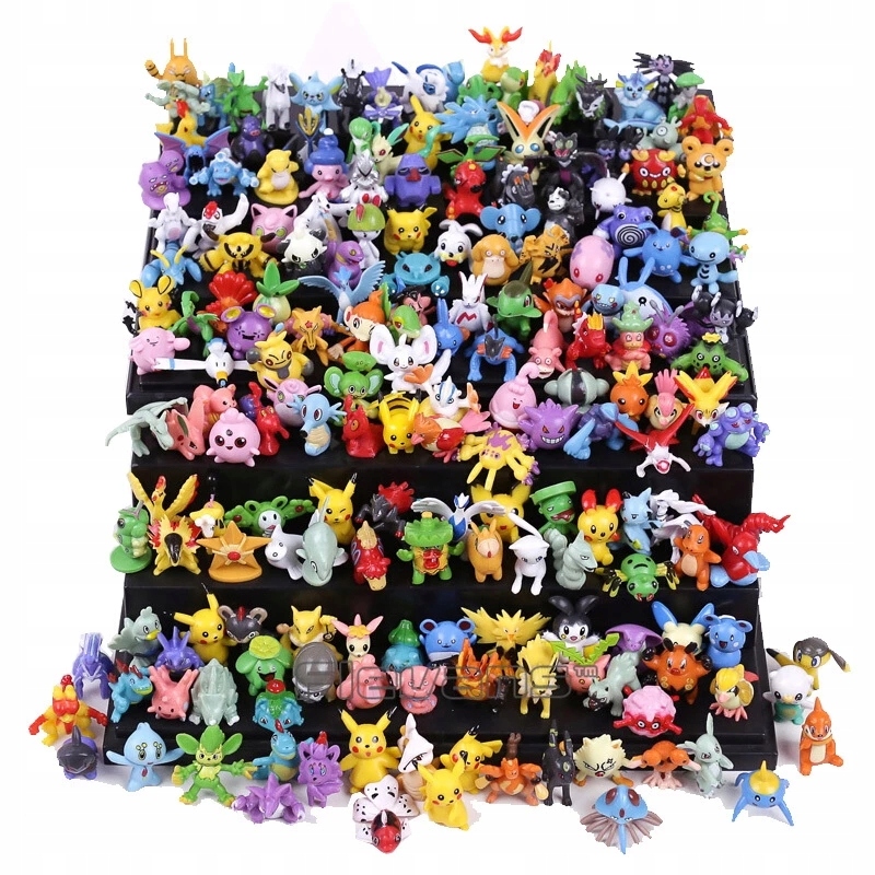 

Pokemon Zestaw Figurek Pokemon Go 144 Sztuki