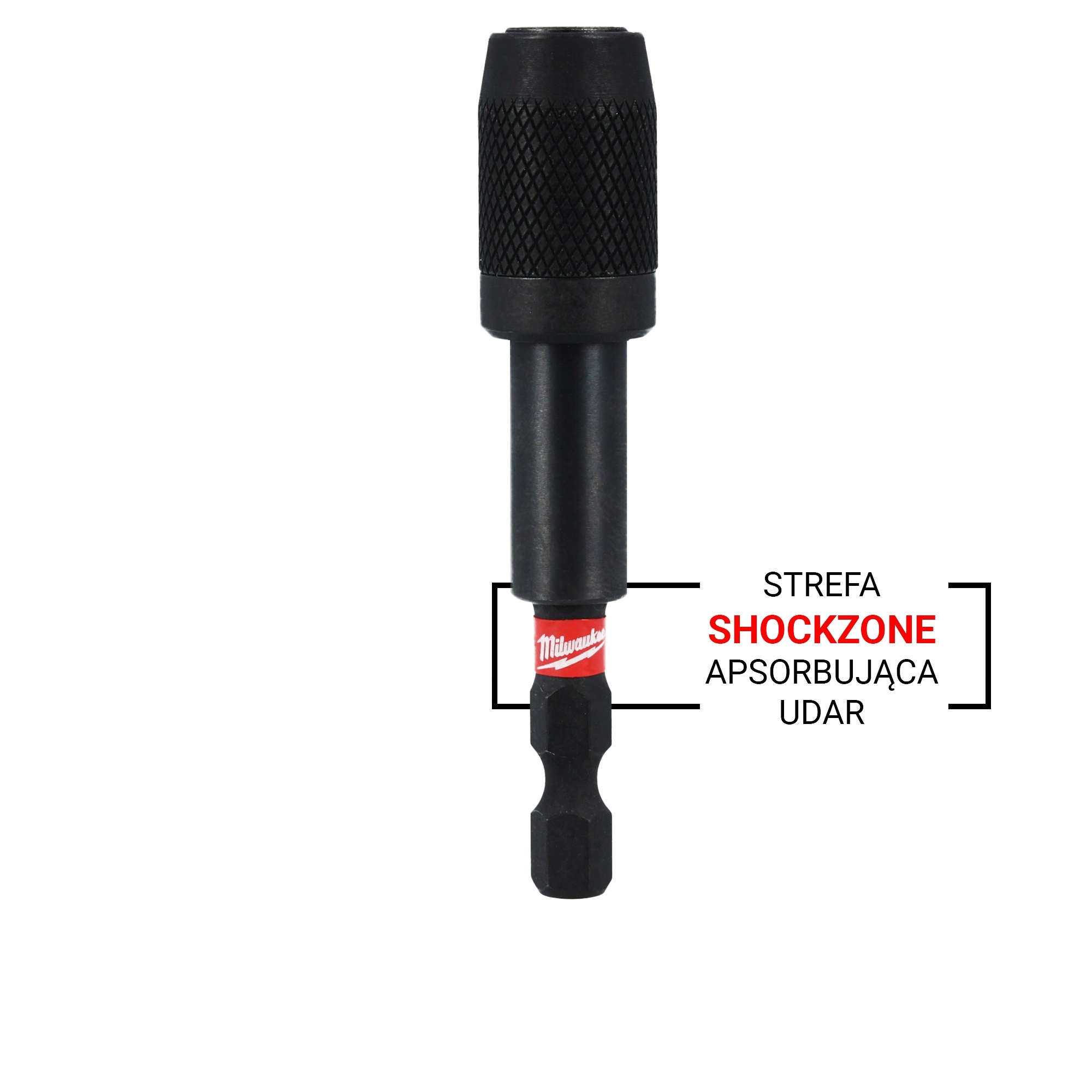 Uchwyt Przedłużka Bitów Magnetyczny Samozaciskiem Grubość nasady bitu 1/4