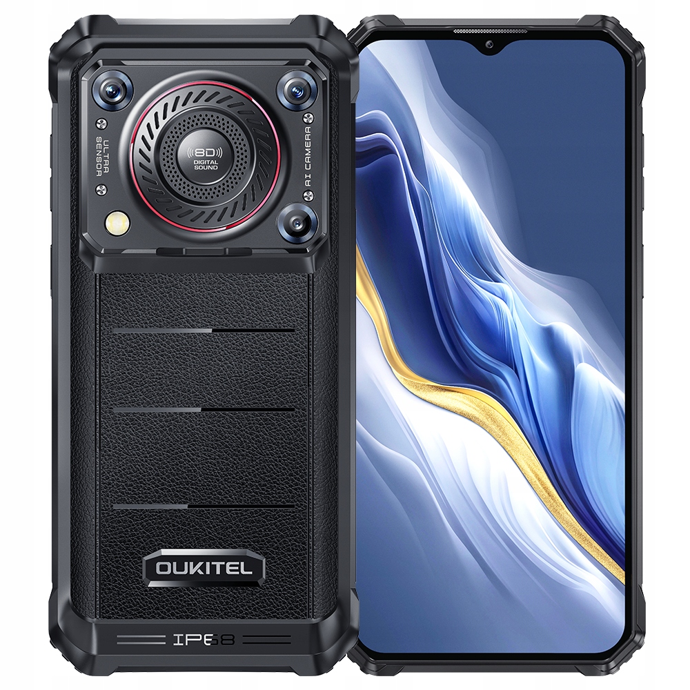 Oukitel WP36 Pro 8+16/256GB, 10600mAh, okostelefon, fekete