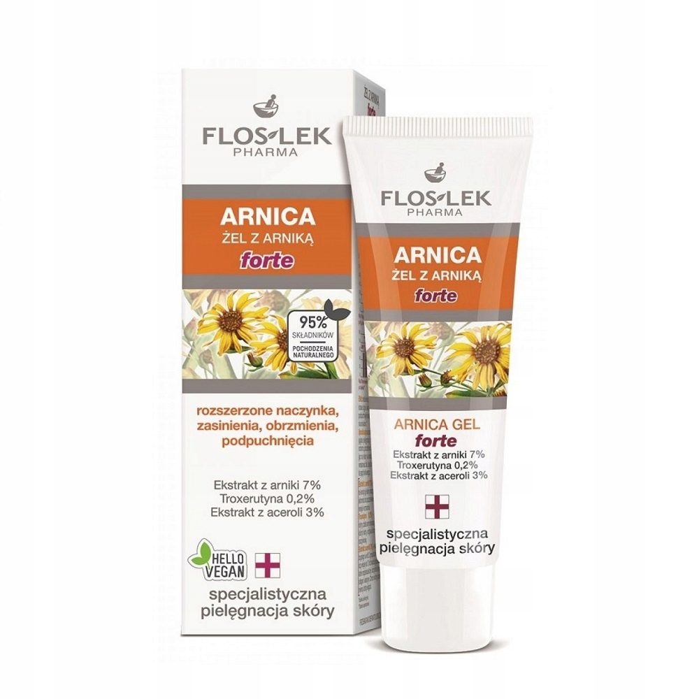 

Floslek Arnica żel arnikowy Forte na naczynka