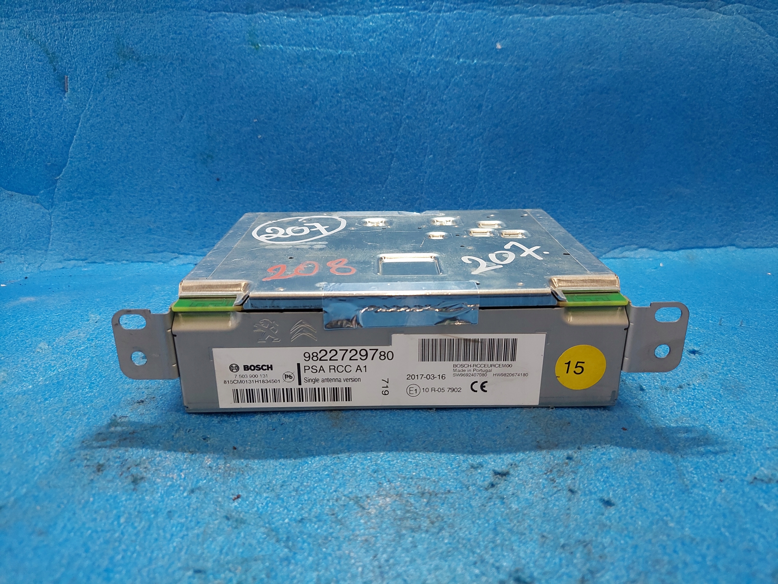 PEUGEOT 2008 RADIO 9822729780