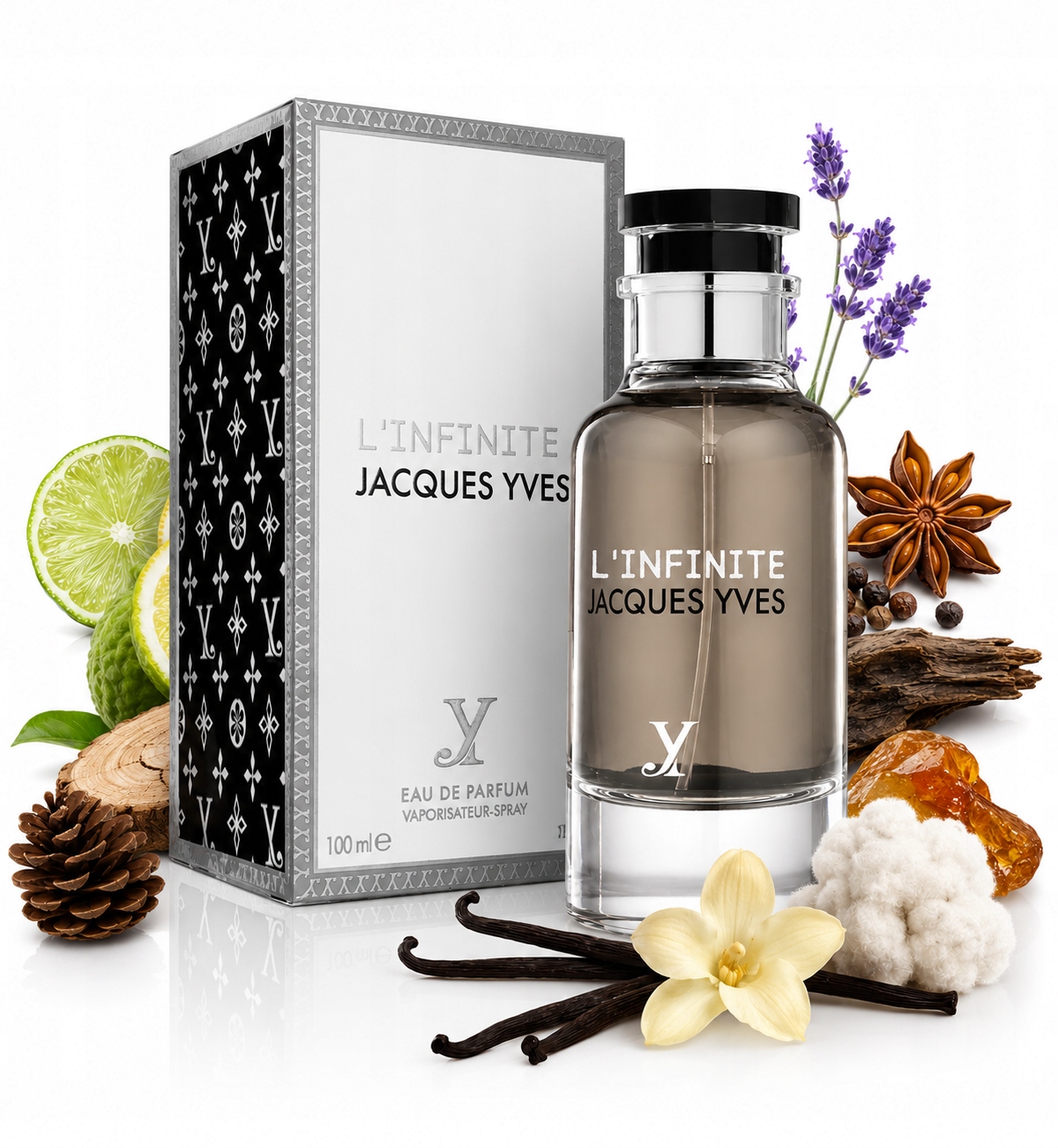 Oryginalne Arabskie Fragrance World L'infinite Jacques Yves+GRATIS
