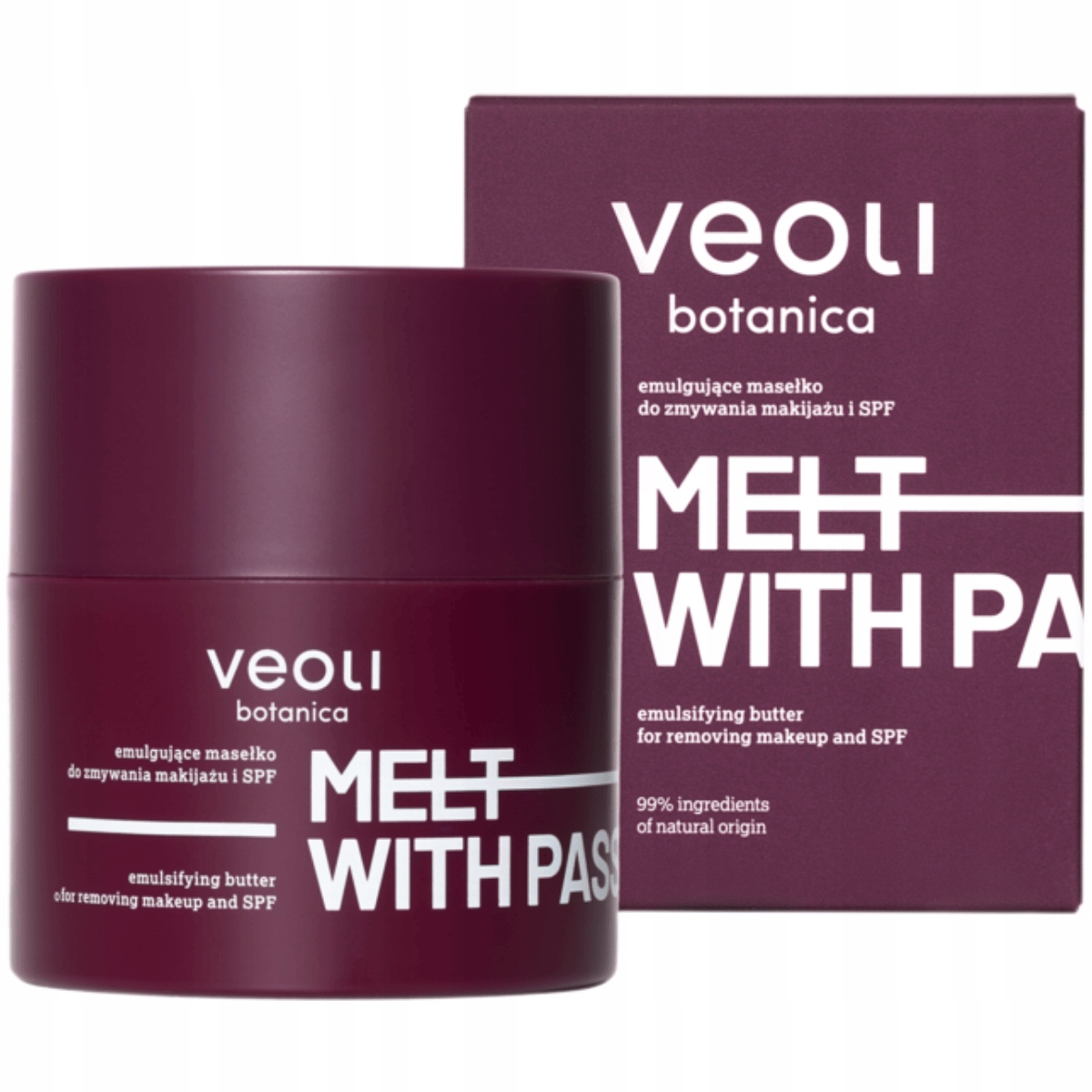 Veoli Botanica Melt With Passion – Emulgační máslo na odličování make-upu