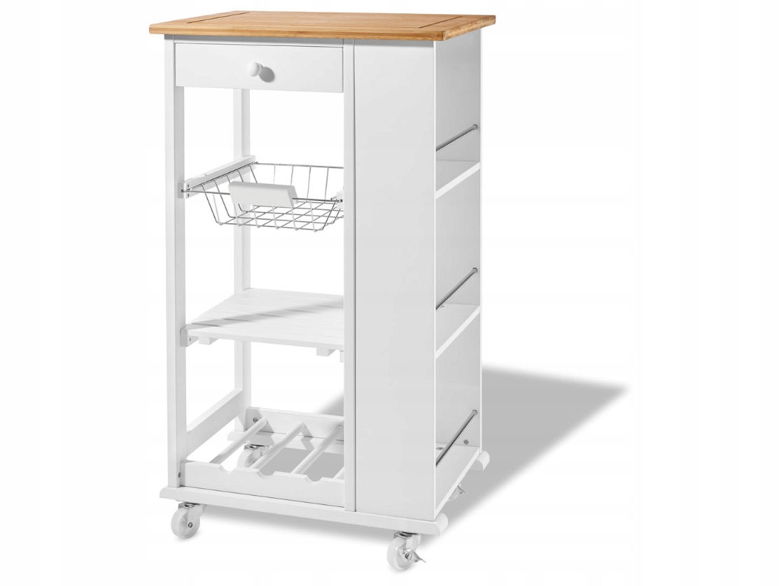 Szafka kuchenna wózek regał stolik kuchenny na kółkach pomocnik Livarno 386 Wysokość mebla 86.5 cm