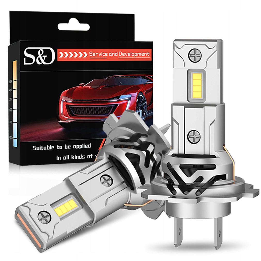 Led Žárovky S&d H7 Csp Light Ultra Výkon 25000 LM