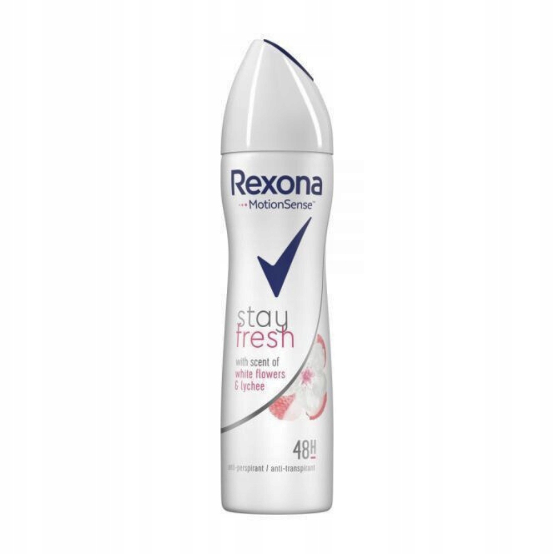 Dezodorant Rexona dla kobiet White Flowers & Lychee Antyprespirant Spray x4 EAN (GTIN) 8717163680568