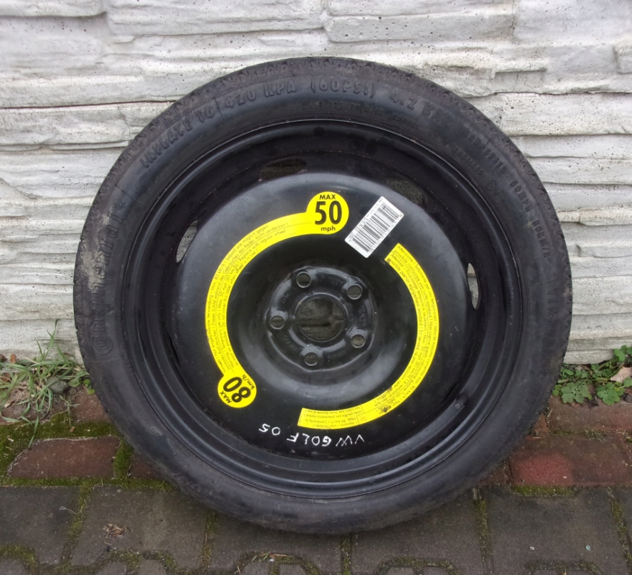 KOŁO DOJAZDOWE A3 8P GOLF V VI LEON II PASSAT B6 R18 1K0601027B