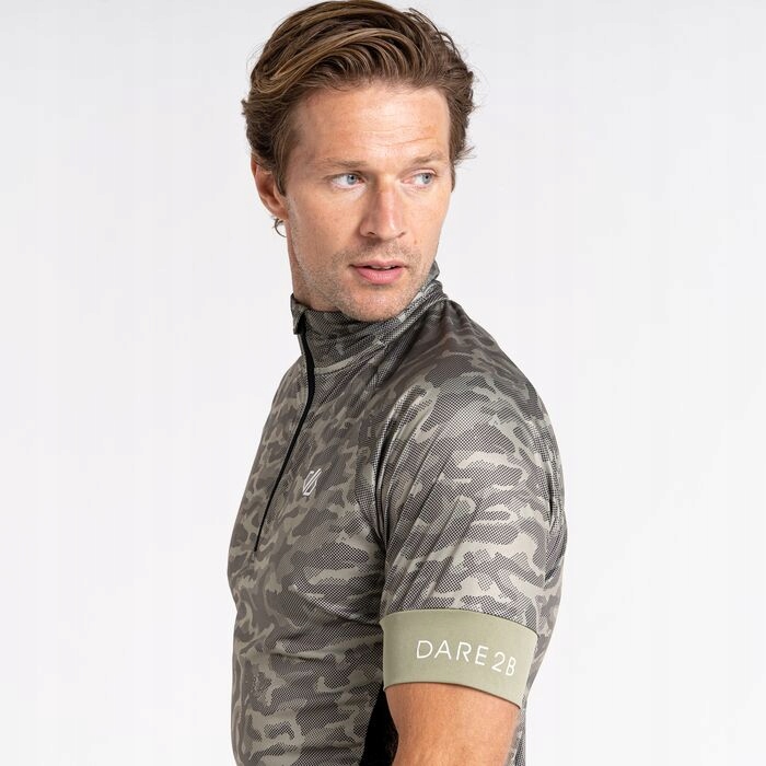 MĘSKA KOSZULKA ROWEROWA DARE2B DMT721 LAN zielony L Rękaw krótki rękaw