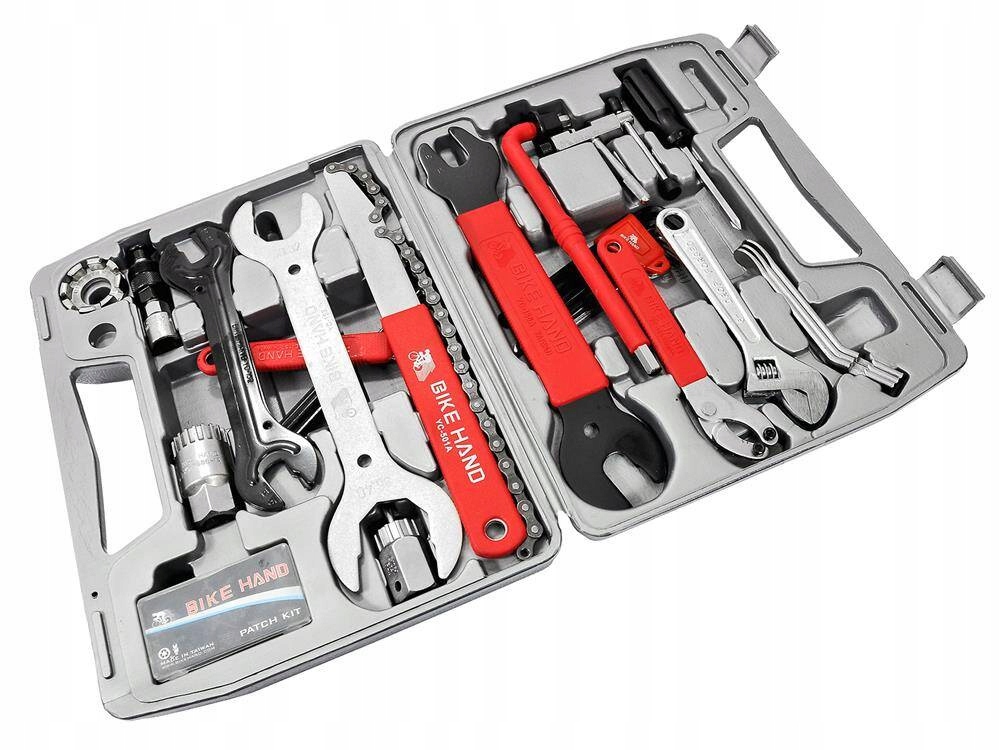 Zestaw narzędzi rowerowych Bike Hand YC-735A w walizce