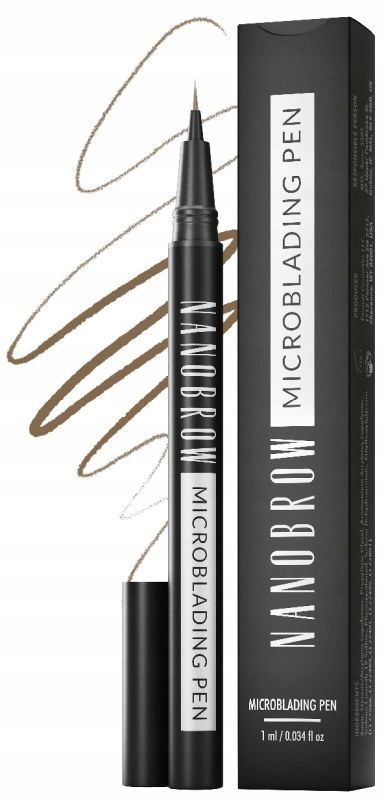 Nanobrow Microblading Pen Precizní Tužka Na Obočí Světle Hnědá 1ml