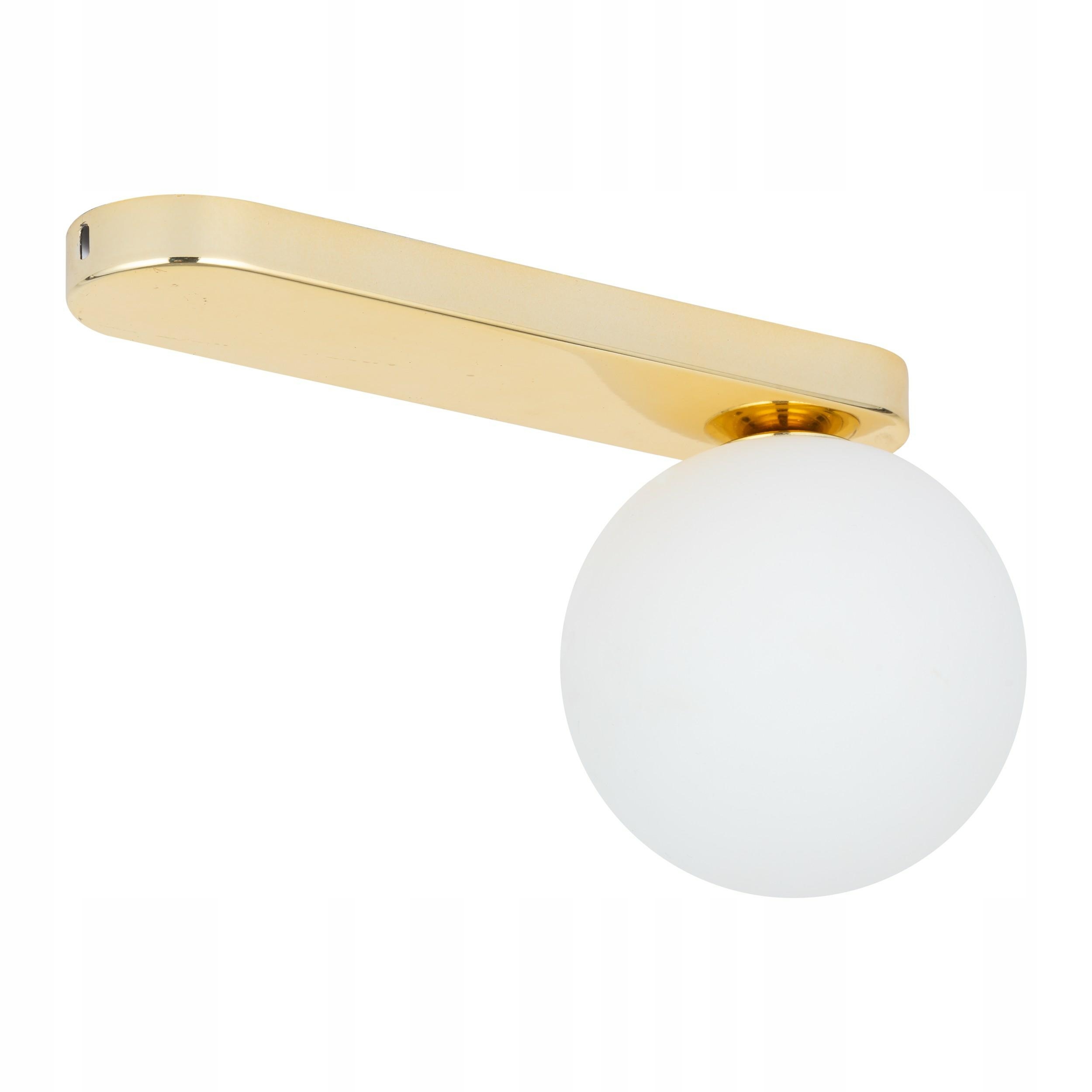 Stropní Svítidlo Bianca Zlaté skleněné stínítko, osvětlení, elegantní design