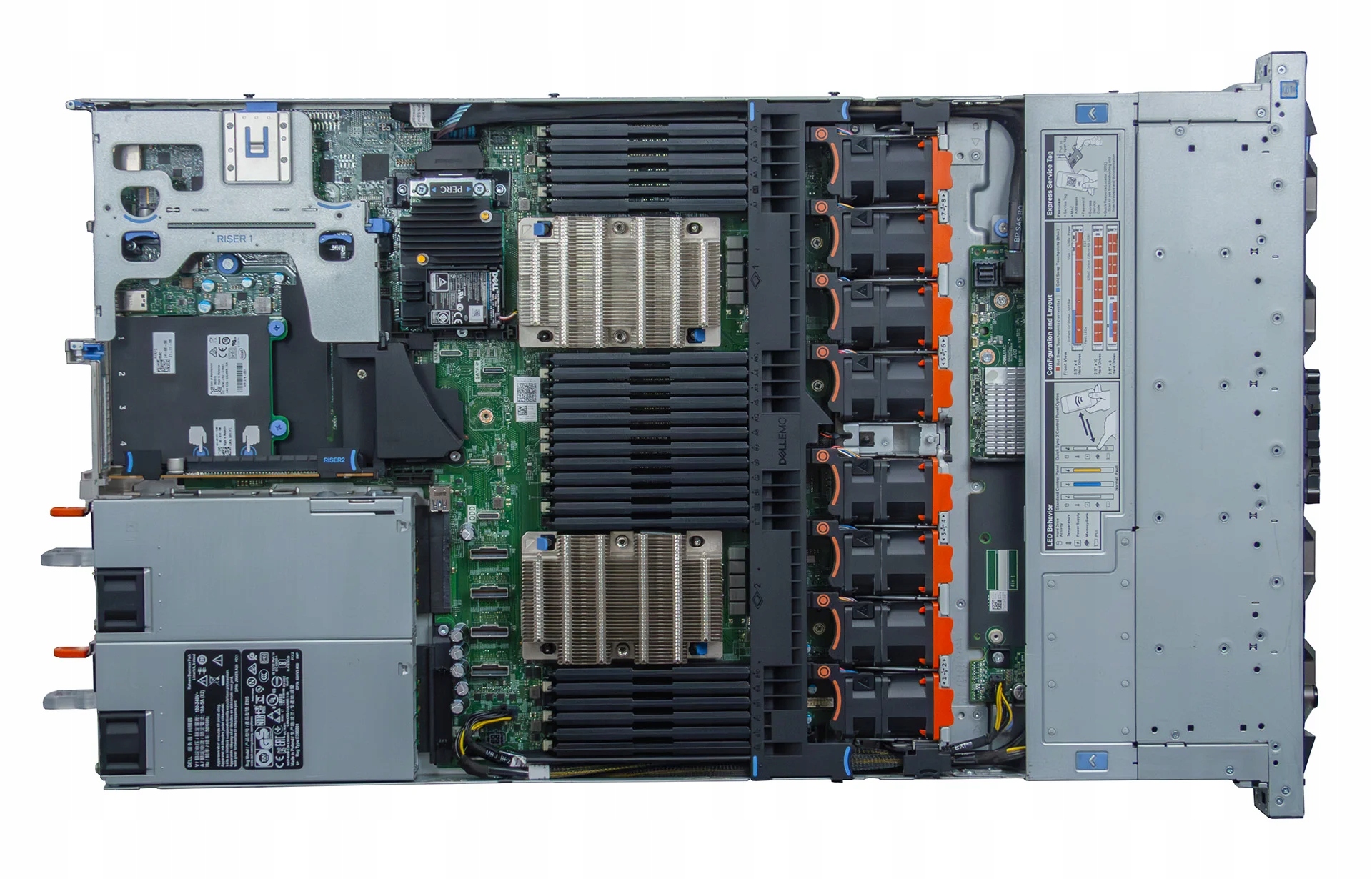 DELL R640 1X12C 5118 64GB 2X800GB 10X2,5 H740P 2X1100W iDRAC9ENT PANEL SZY
