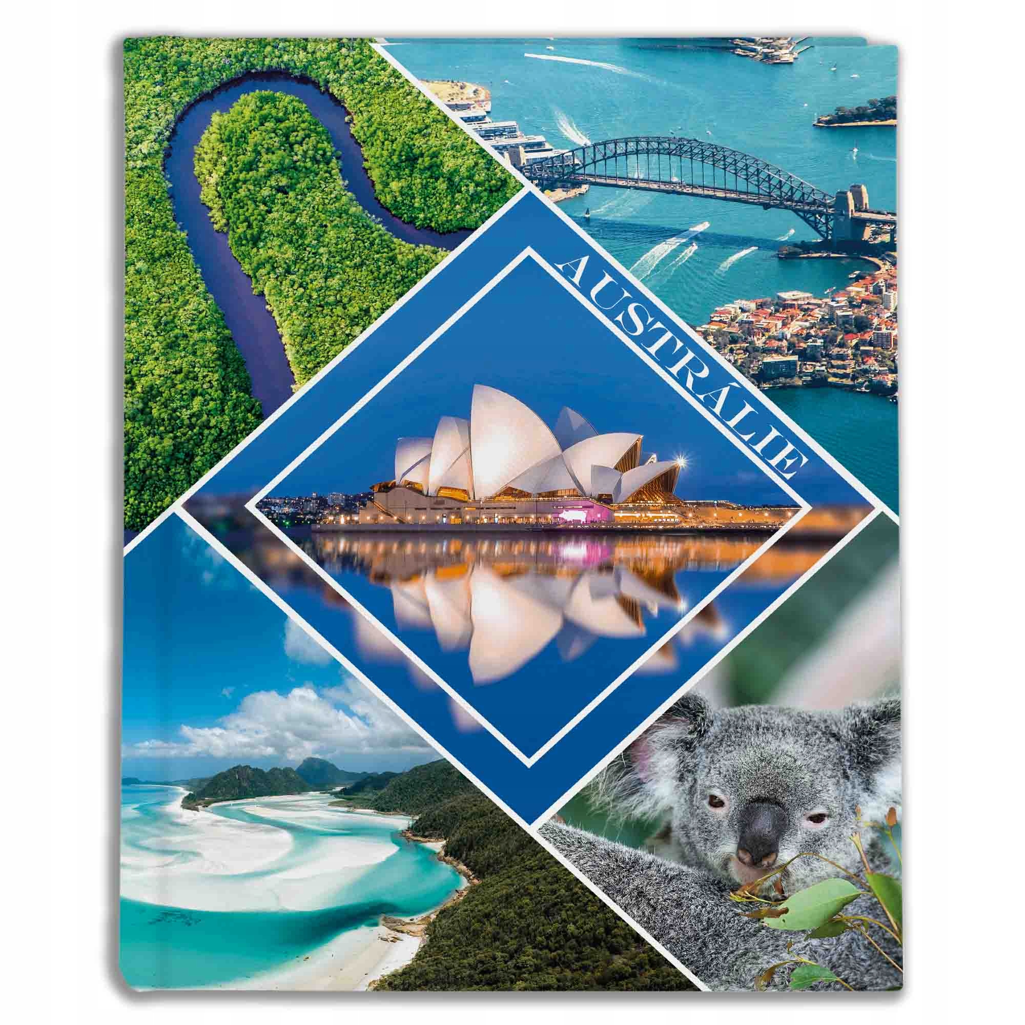 Tradiční album na fotografie se 100 černými listy 19,5x26 cm Austrálie 573(cz)