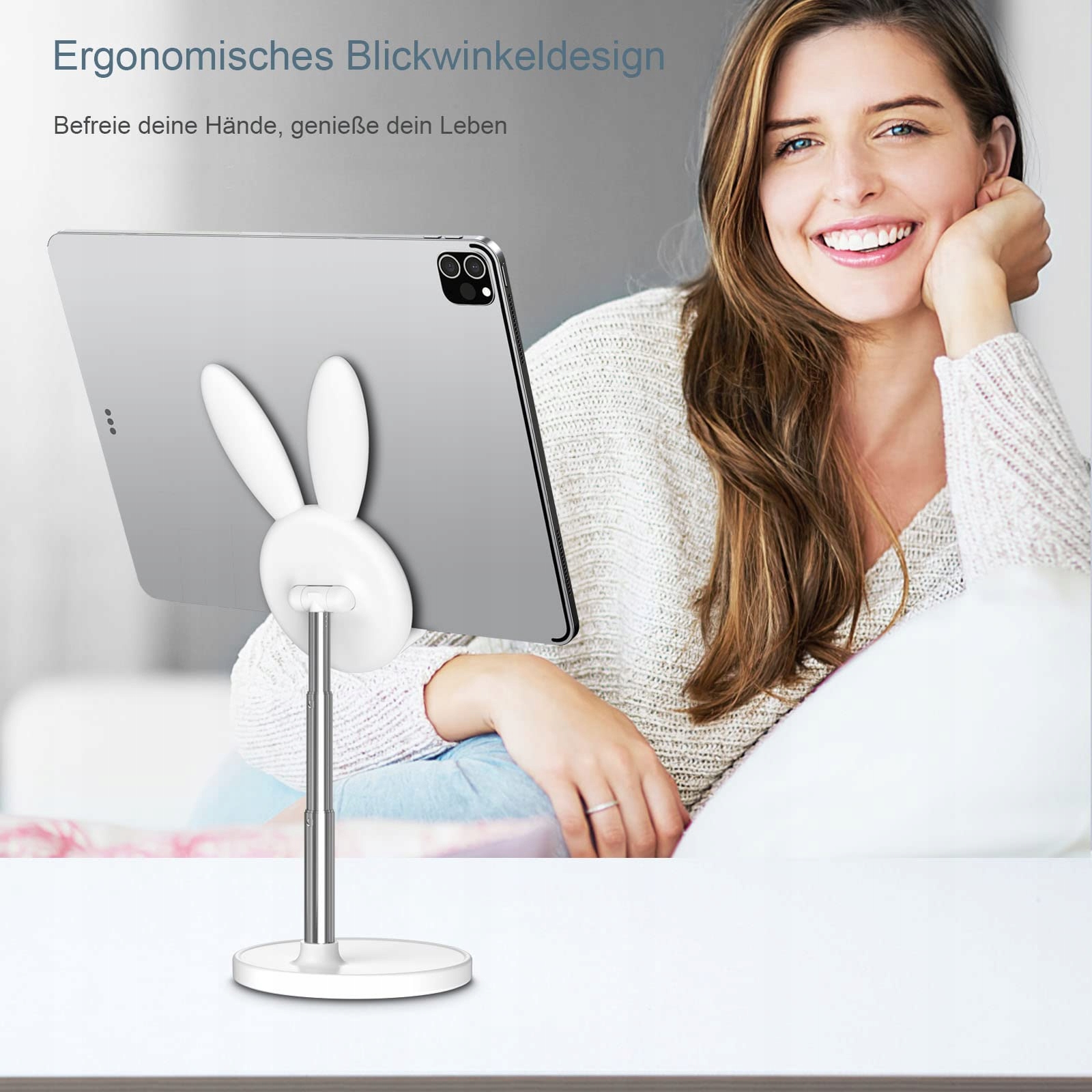 NEDIEA Uroczy Stojak Na Telefon Regulowany Uchwyt Na Telefon I Tablet — miniatura 2
