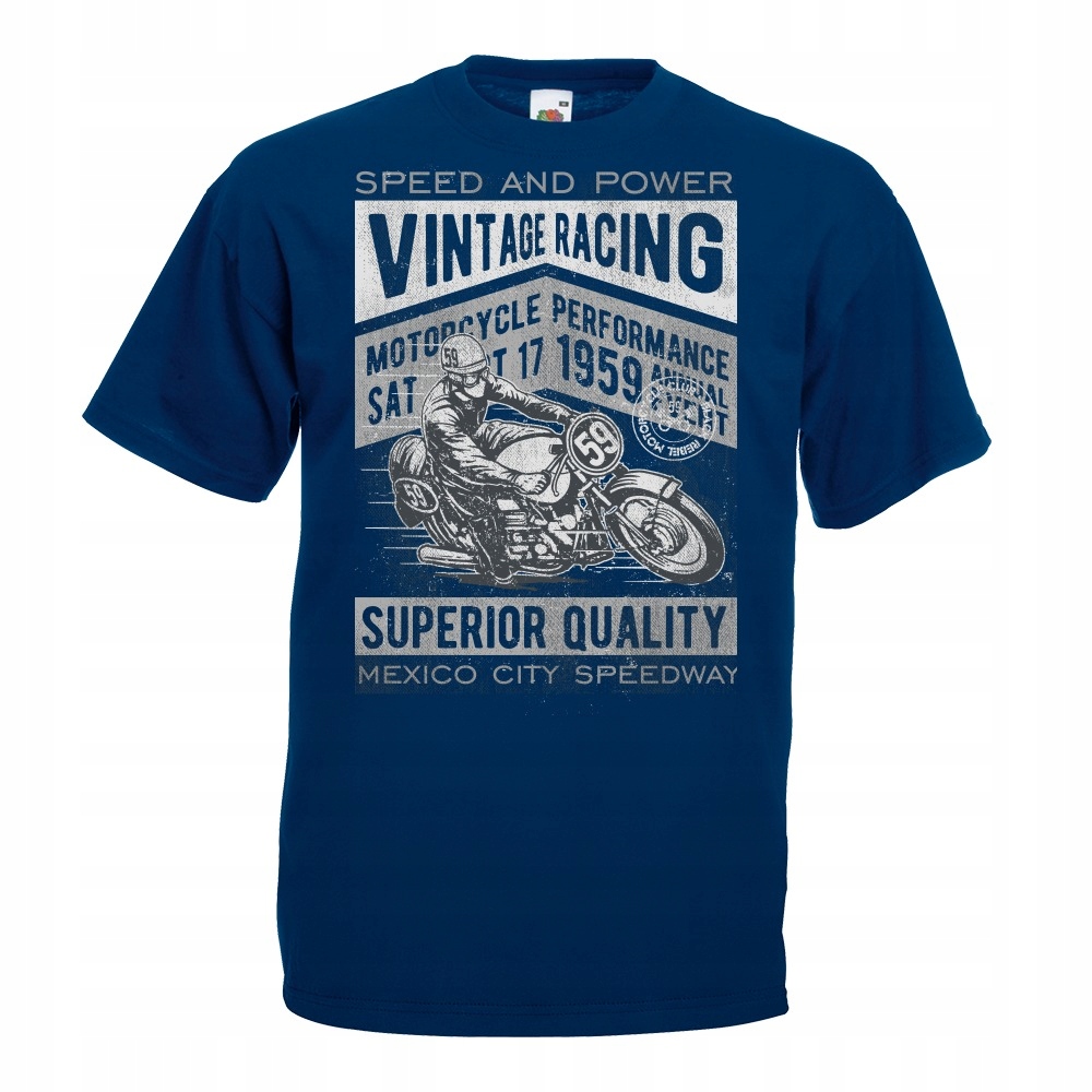 

Koszulka motocykl motocyklista vintage racing S