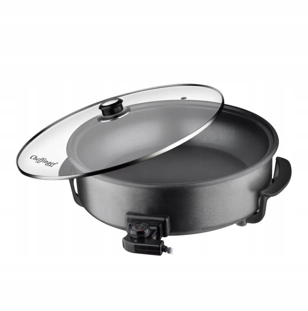 Patelnia Elektryczna 42cm1500W Wielofunkcyjna Z Termostatem pojemność 6l