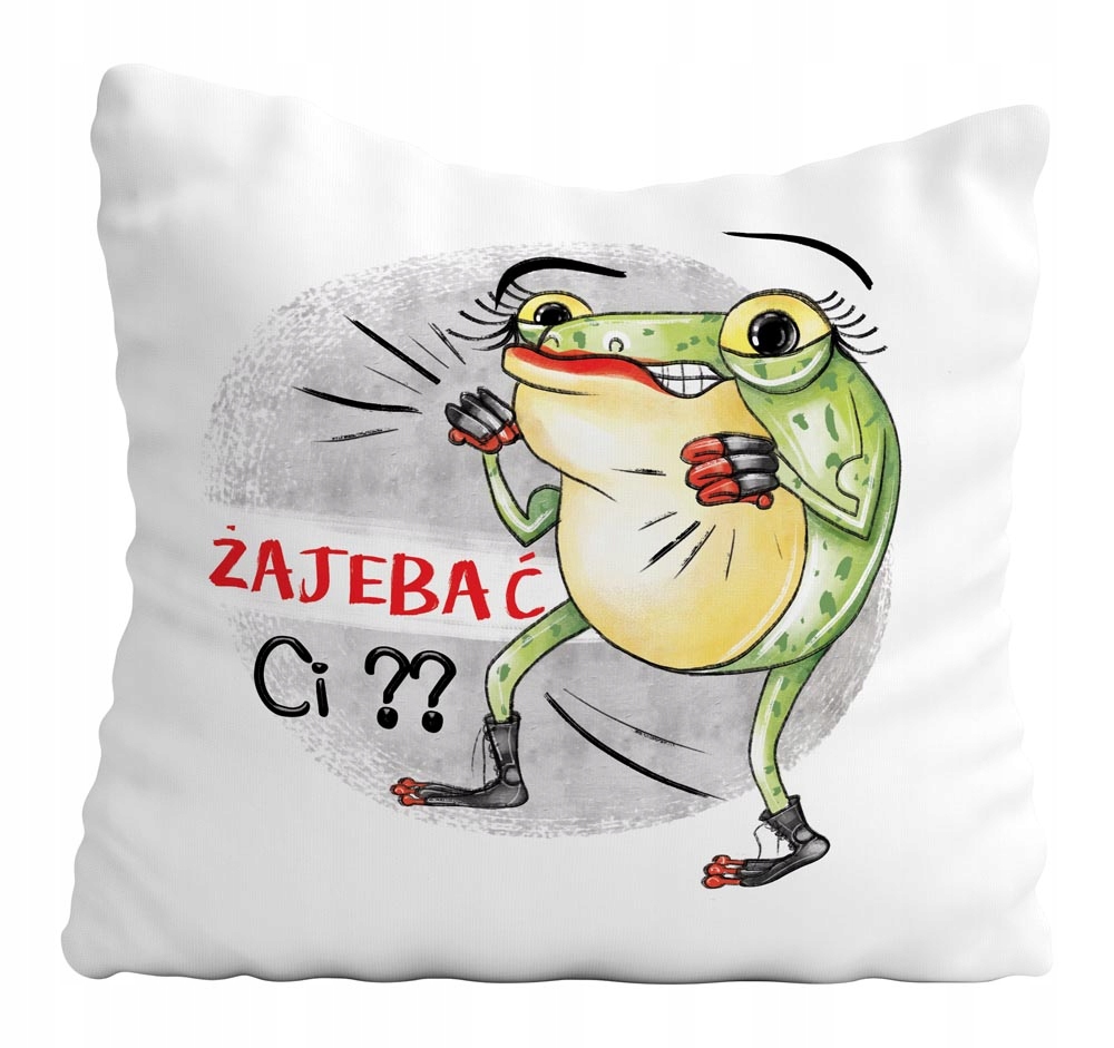 

Poduszka Żaba Zaczepny Ona