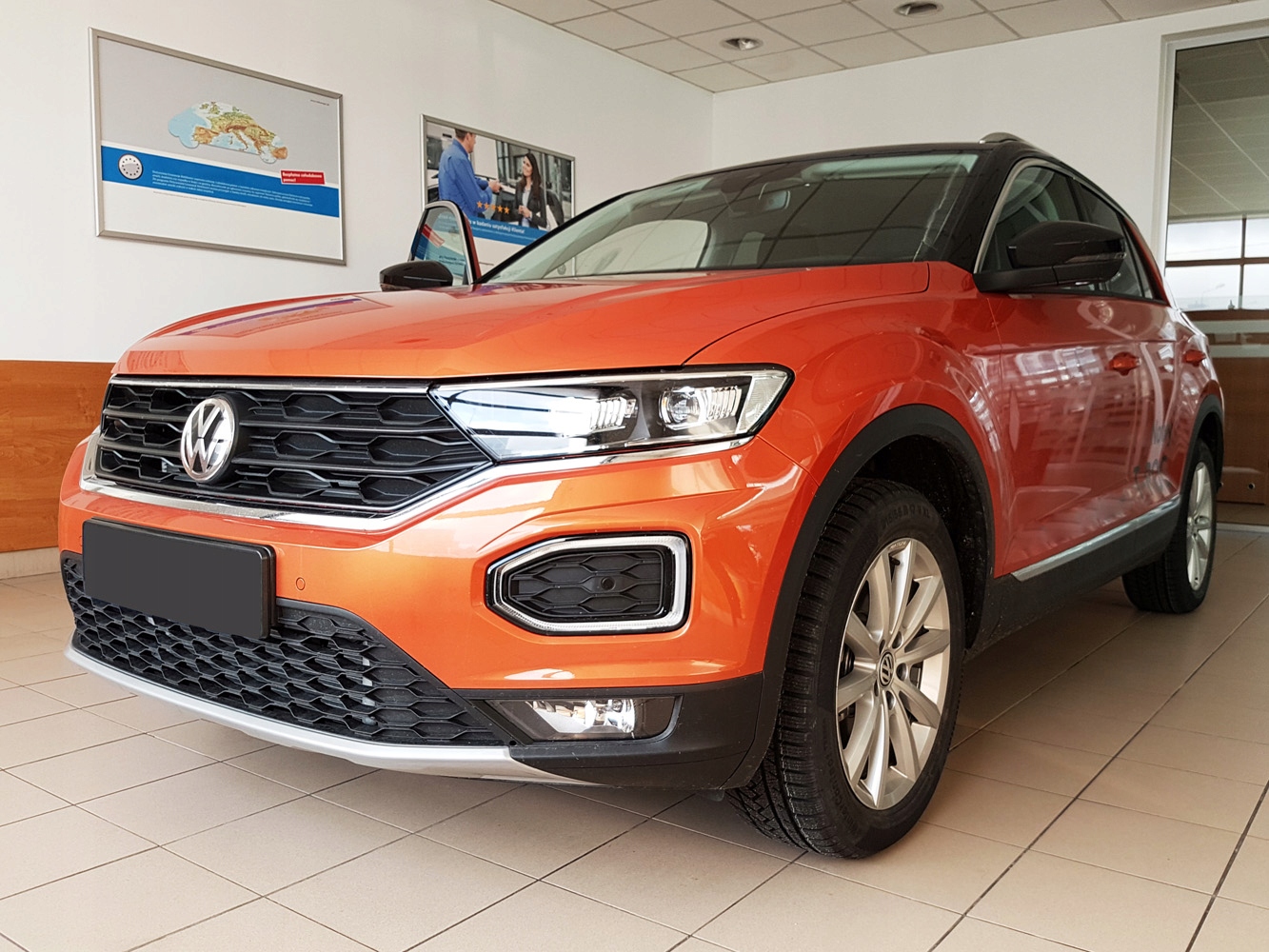 LISTWA NAKLADKA NA ZDERZAK VW T ROC Version European