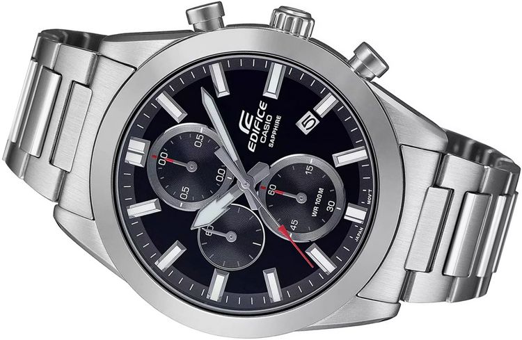 Hodinky Casio EFB-710D-1AVUEF Pánské Edifice Safírové Sklo WR100m 100%OCEL