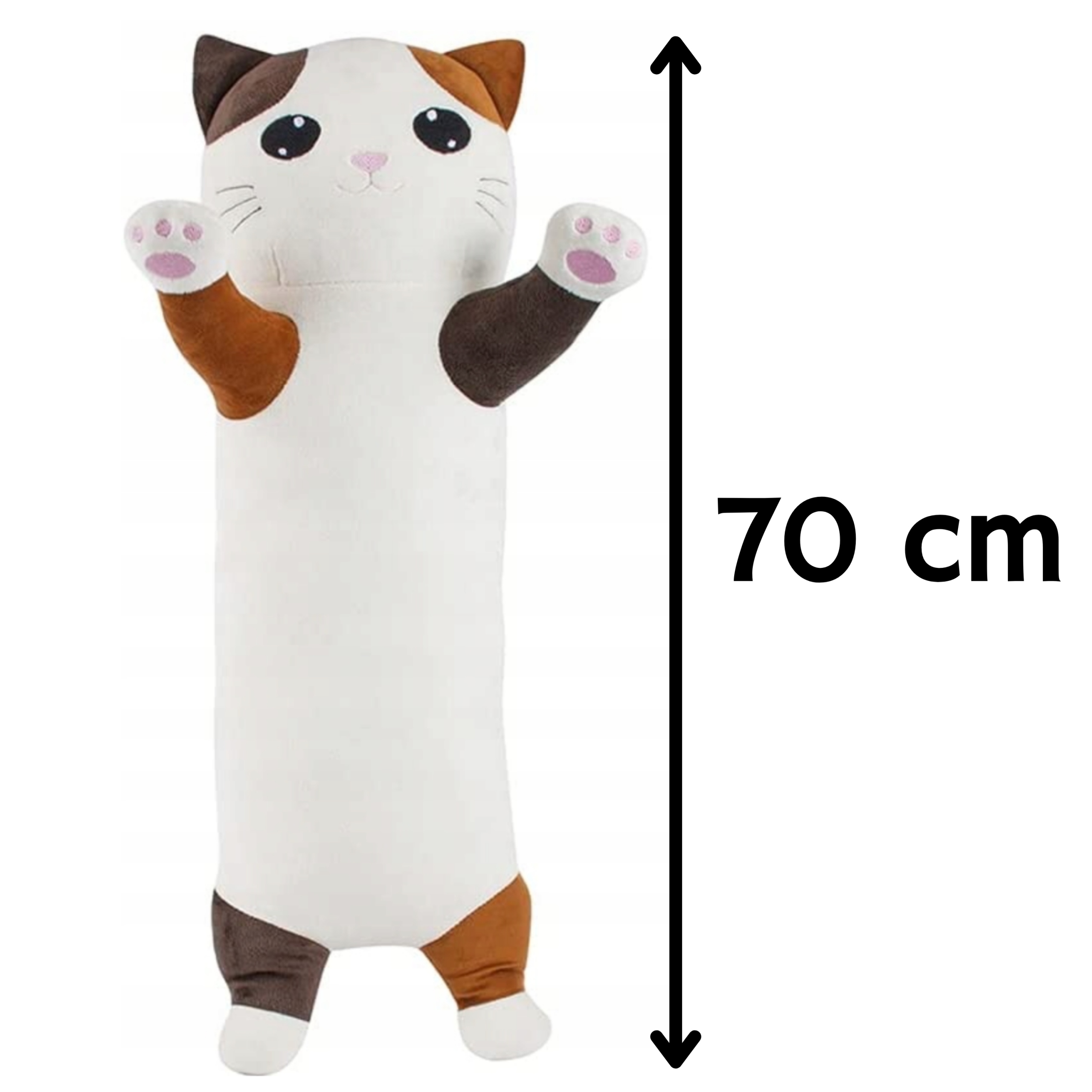 

Długi Kot 70 CM Poduszka Kot Podłużny Kotek Miś