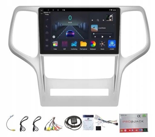 Gps Navigace Rádio Jeep Grand Cherokee 2008-2013 Wifi Carplay Bt 4GB 64GB