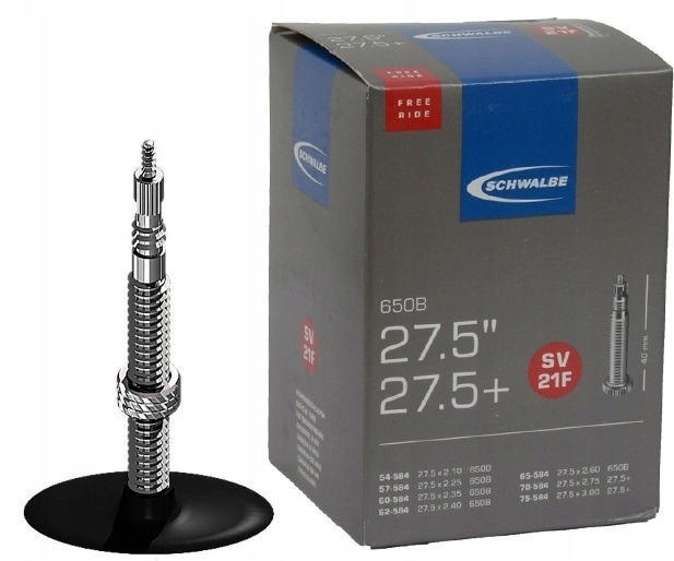 

Schwalbe SV21F Dętka 27,5 / 27,5+ presta 40mm 200g